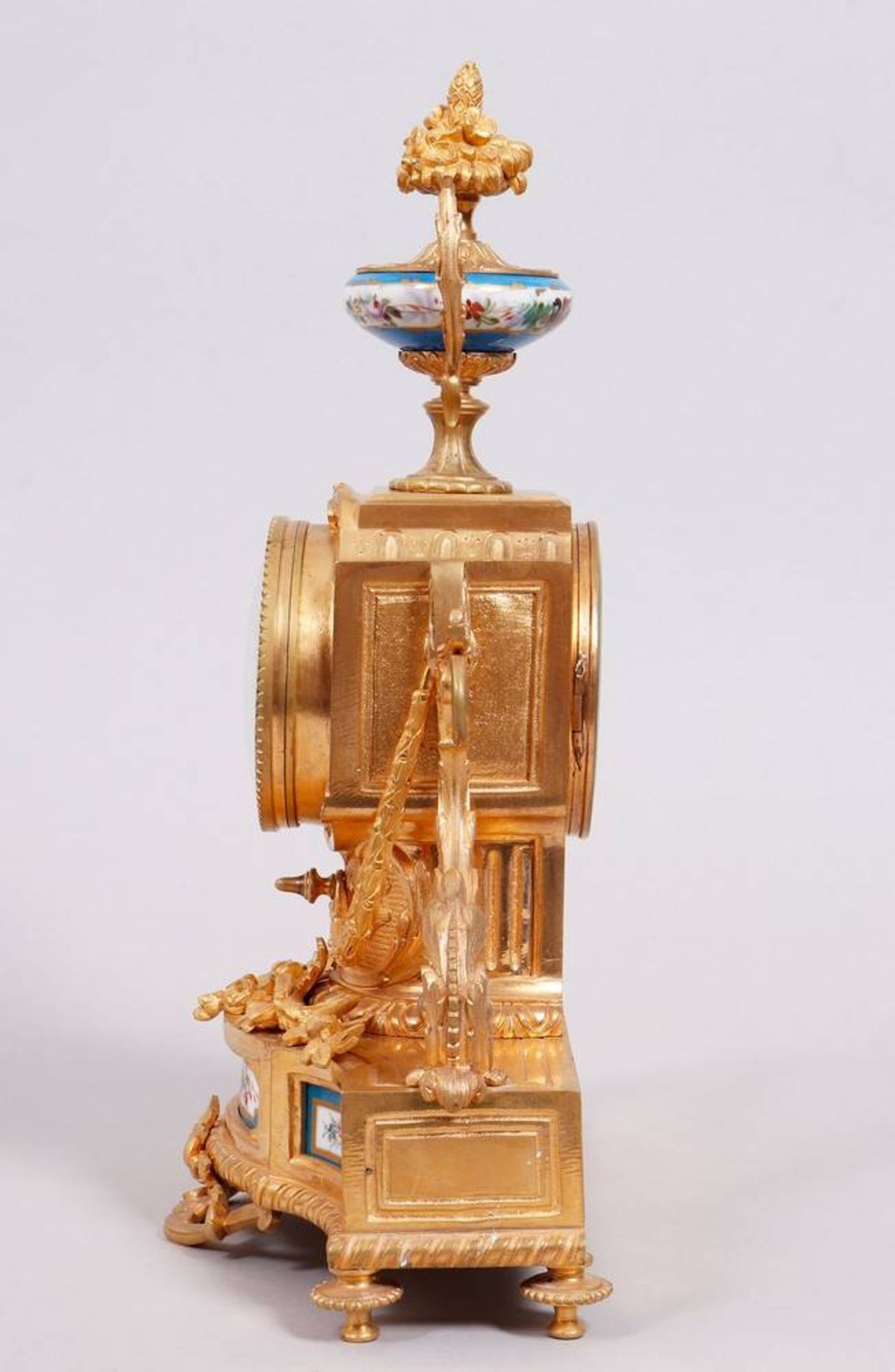 Mantle clock, France, 19th C. - Image 5 of 6