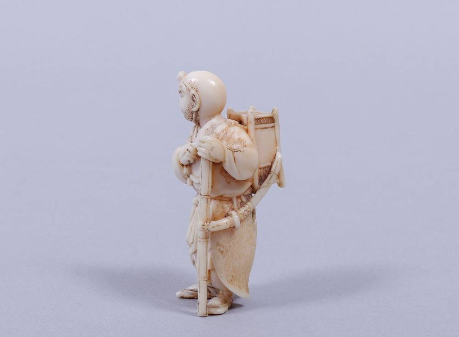 Netsuke, Japan, Meiji period, ivory - Image 2 of 3