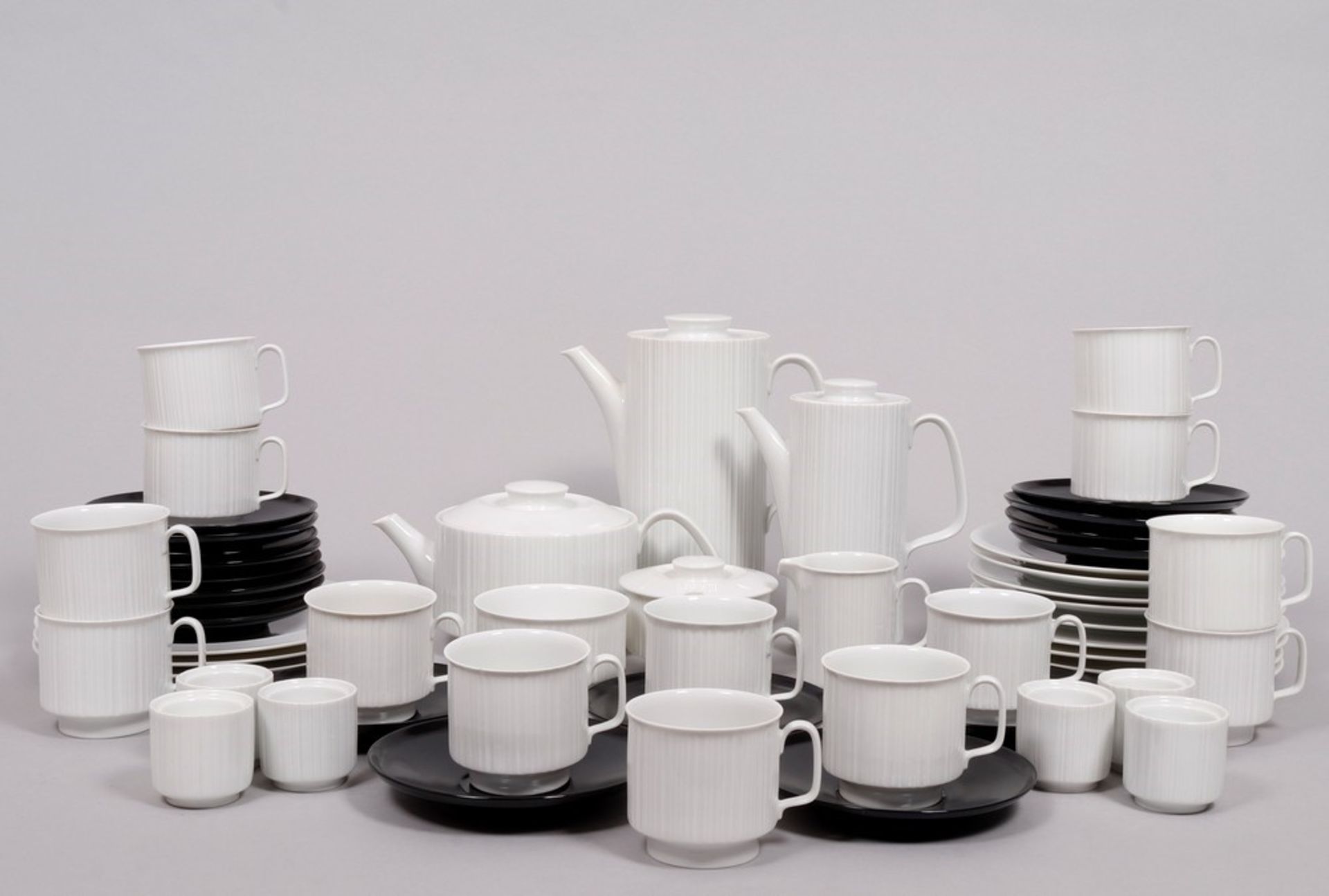 Kaffee/Teeservice, Entwurf Tapio Wirkkala für Rosenthal, 20.Jh. 