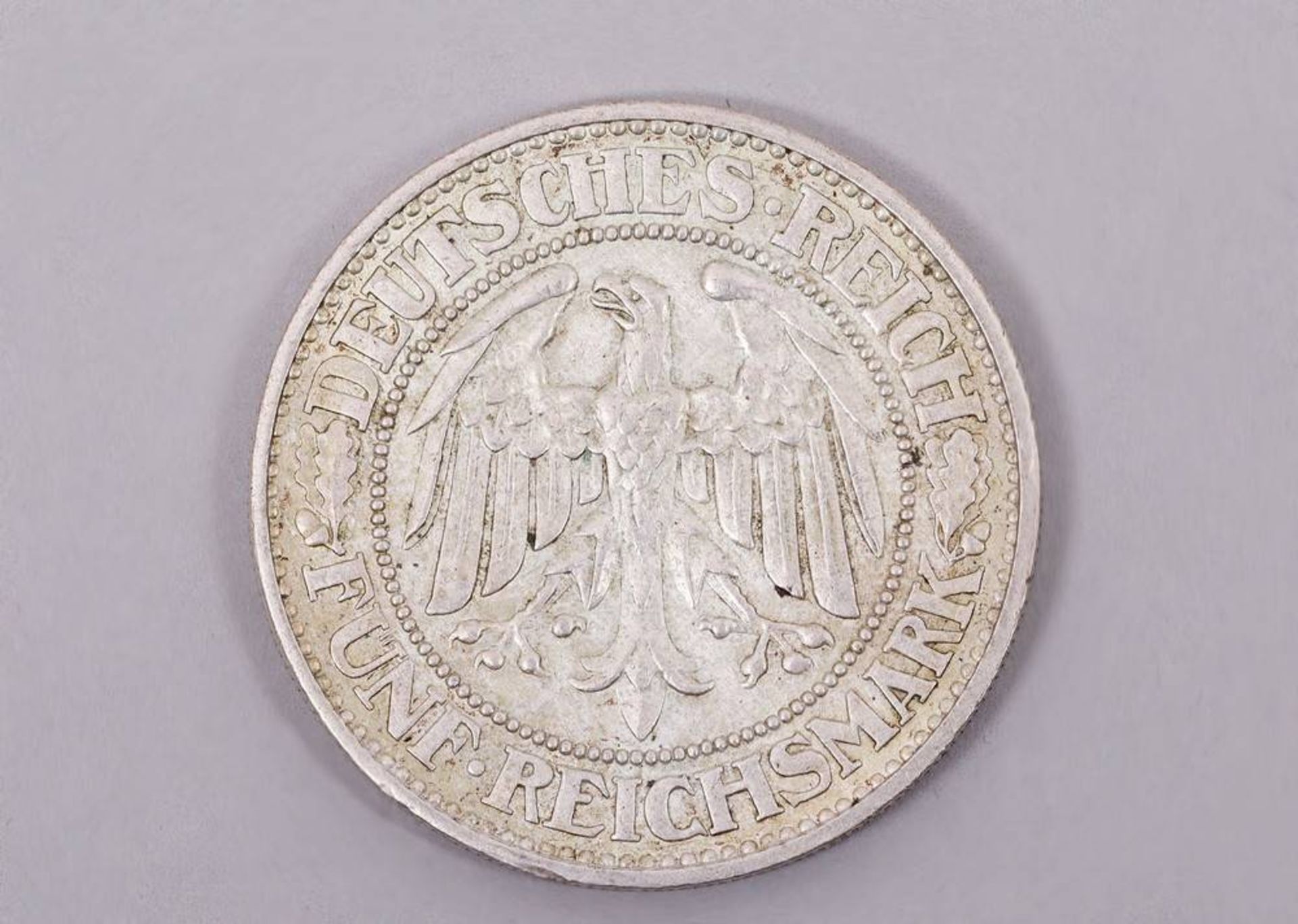 5 Reichsmark 1932 E - Image 2 of 2