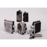 Fünf 8mm Filmkameras, Bauer/Meopta/Zeiss Ikon, 1. Hälfte 20.Jh.