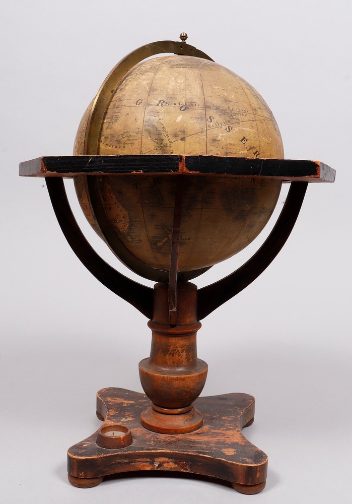 Table globe, Nuremberg, mid-19th century