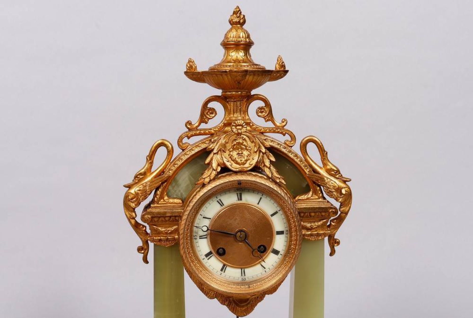Portal clock, France, 19th C. - Image 3 of 8
