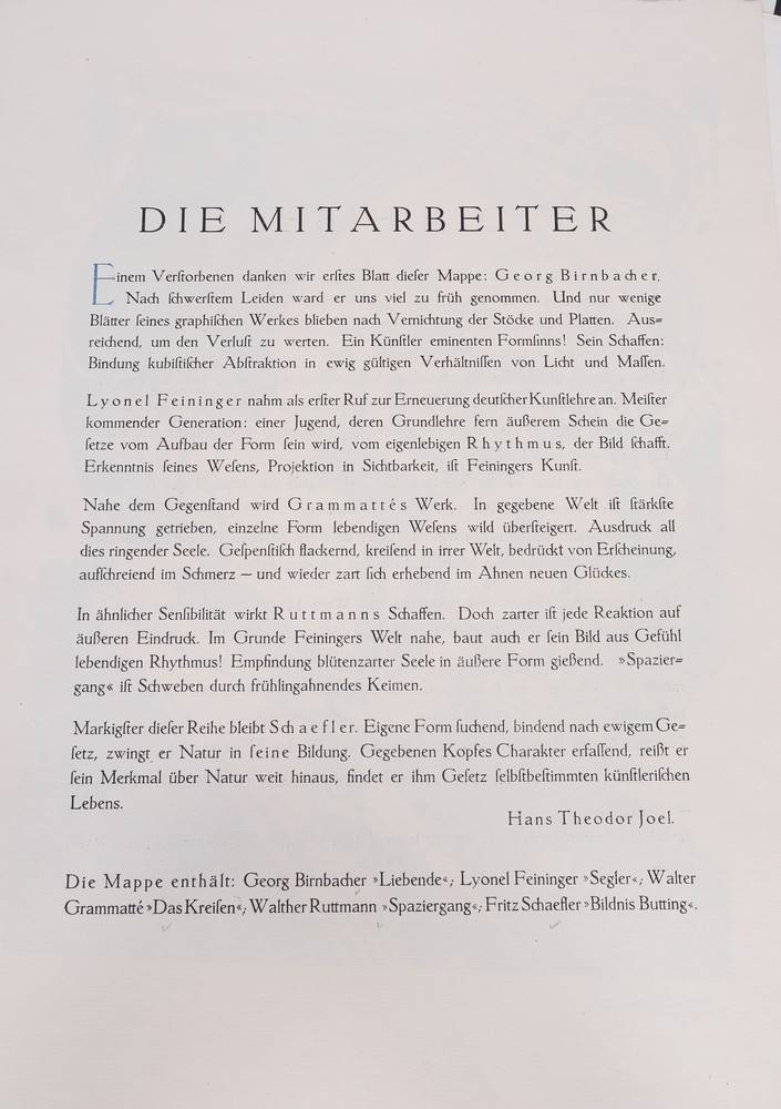 "Die Fibel" (The Primer"). First portfolio - Image 3 of 11