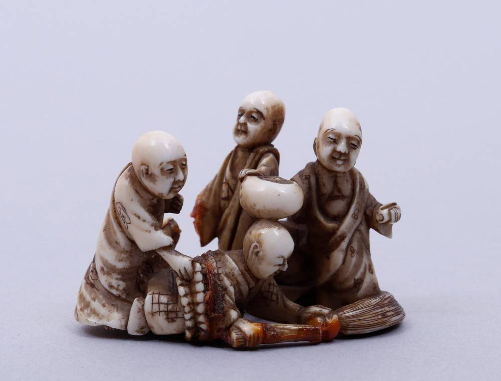 Netsuke, Japan, Meiji period, ivory  - Image 2 of 4