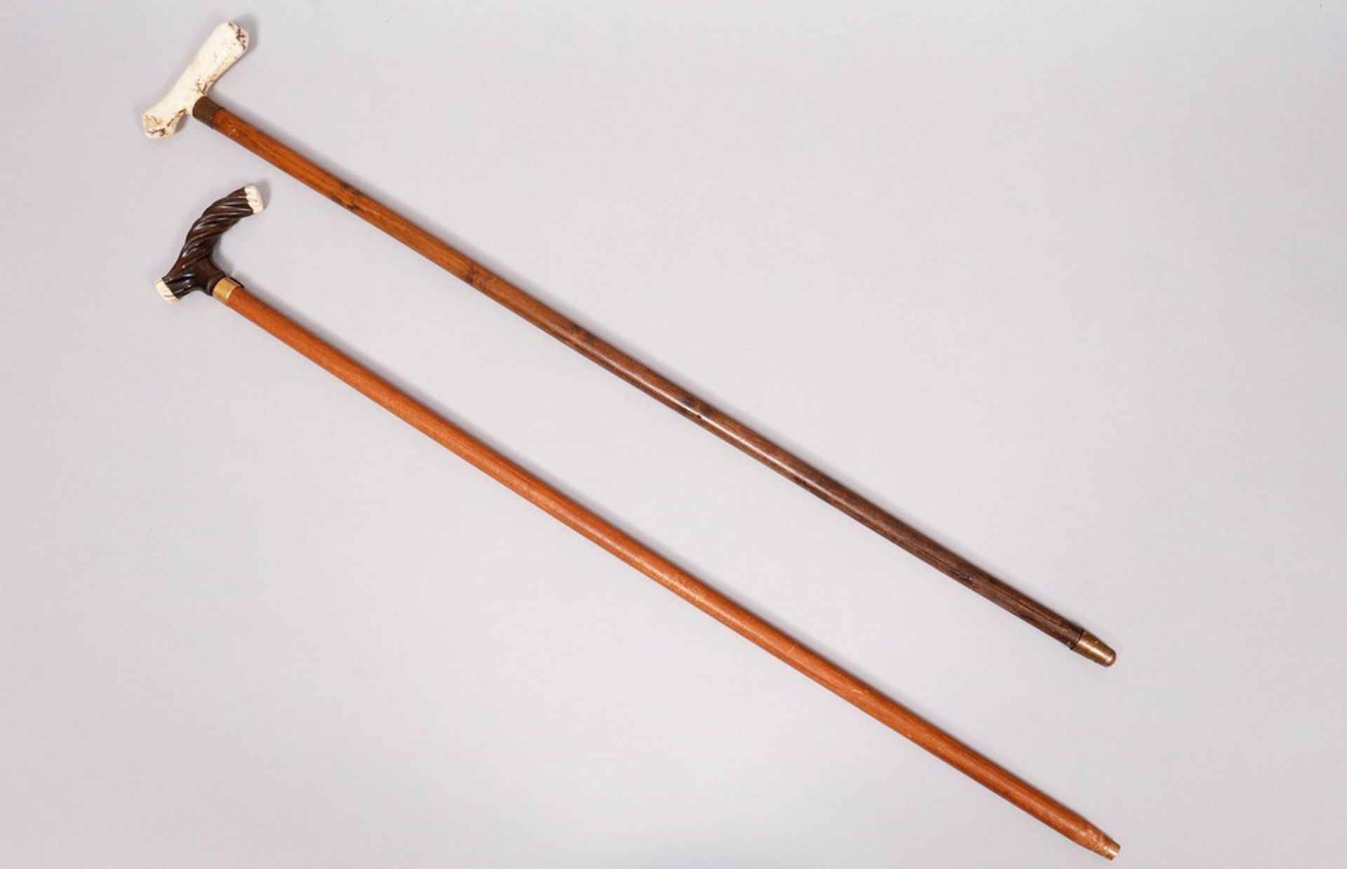2 walking sticks, probably German, late 19th C. - Image 6 of 6