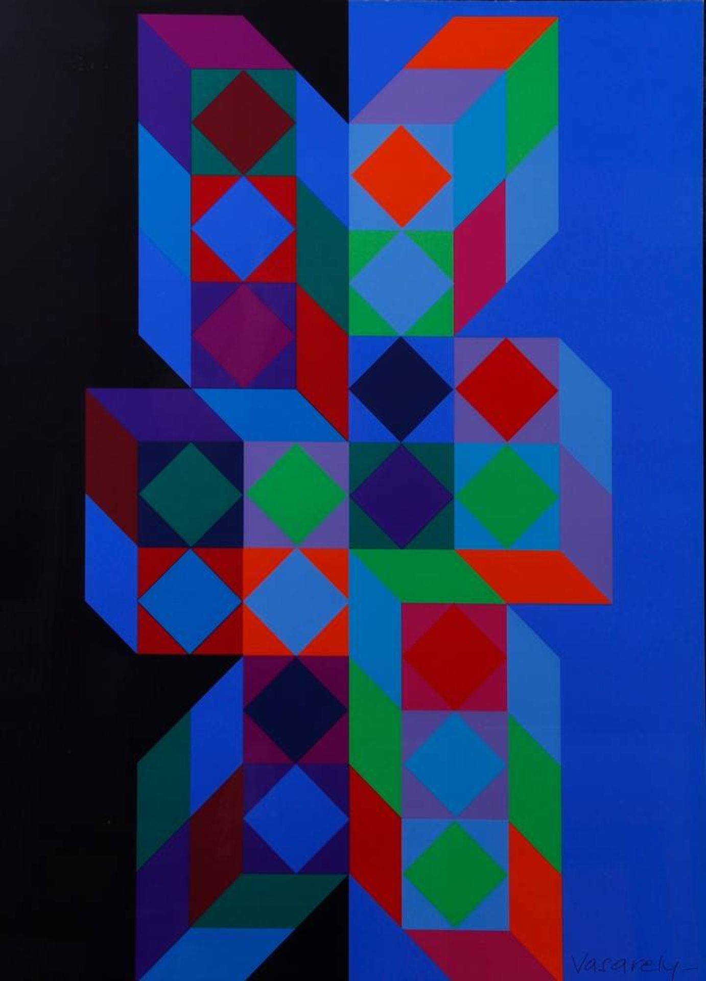 Victor Vasarely (1906, Pécs - 1997, Paris) - Image 2 of 3