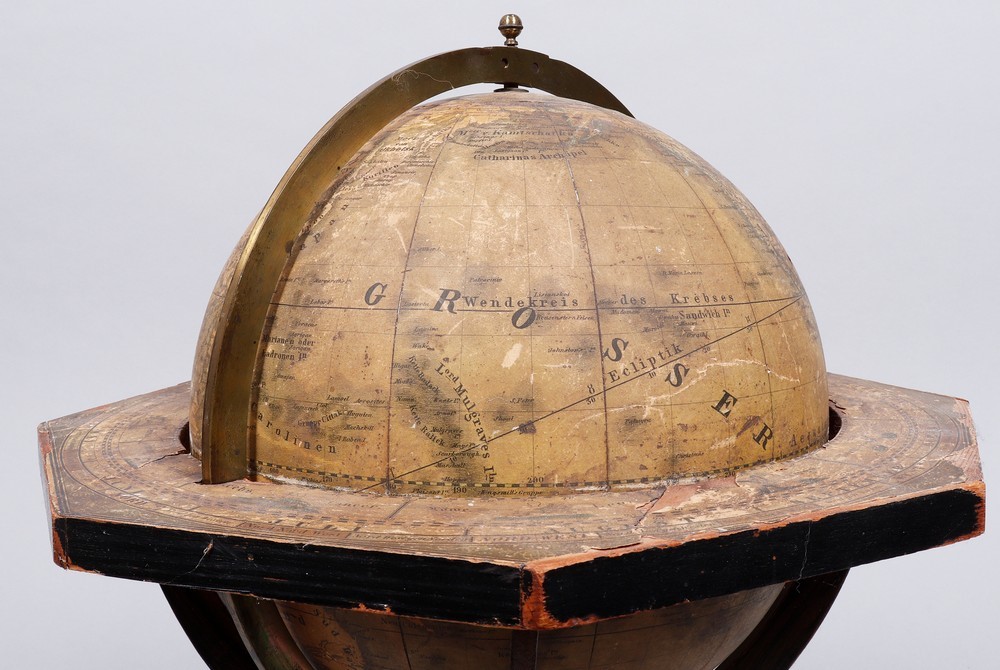 Table globe, Nuremberg, mid-19th century - Image 3 of 6