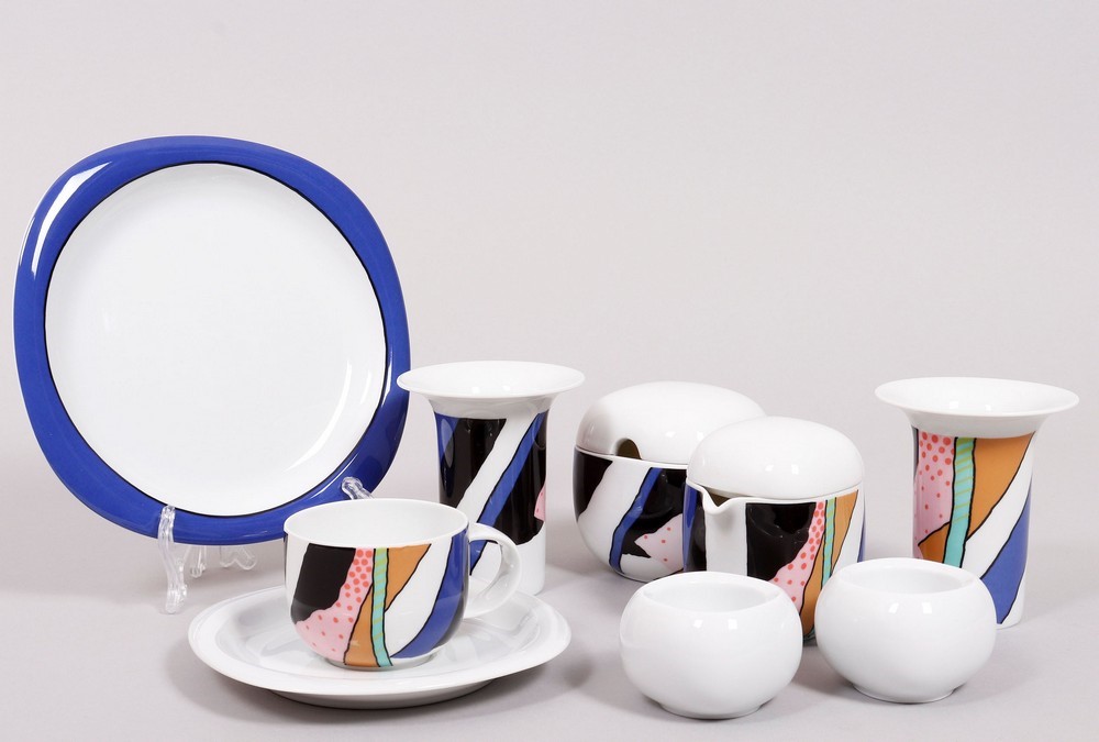 Coffee service, design Timo Sarpaneva for Rosenthal studio-line, form "Suomi" decor "Collage" - Image 4 of 6