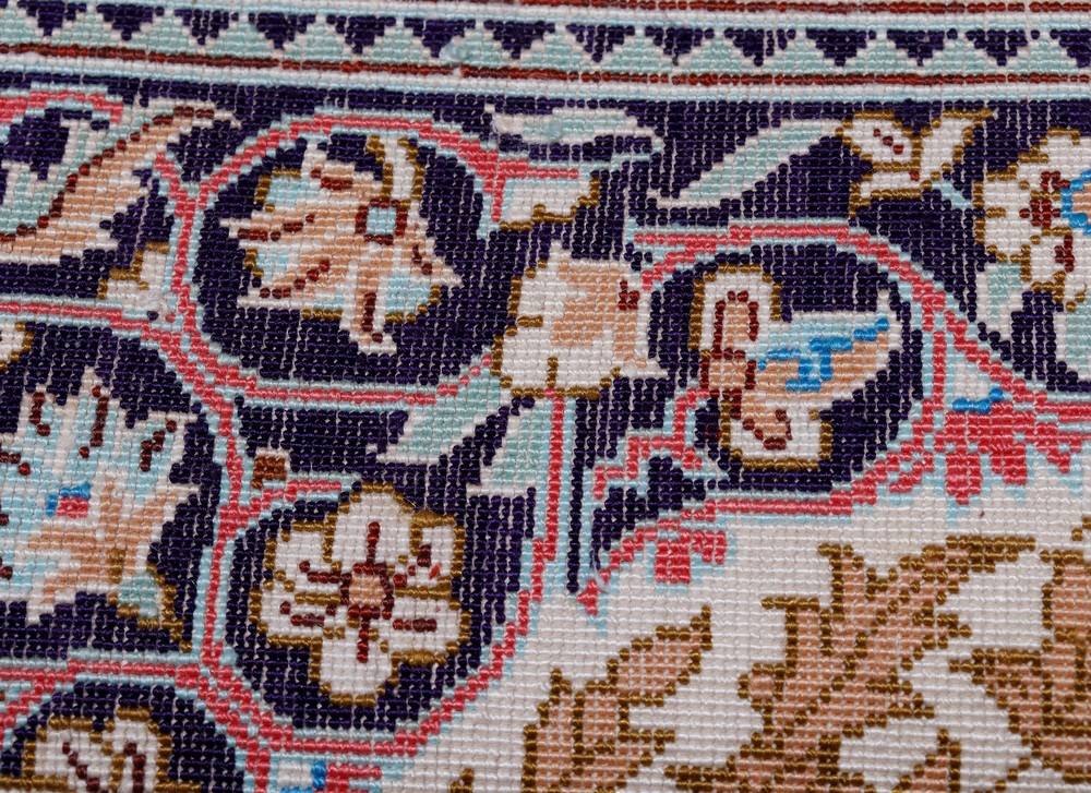 Small carpet, Qom, Persia - Image 3 of 3