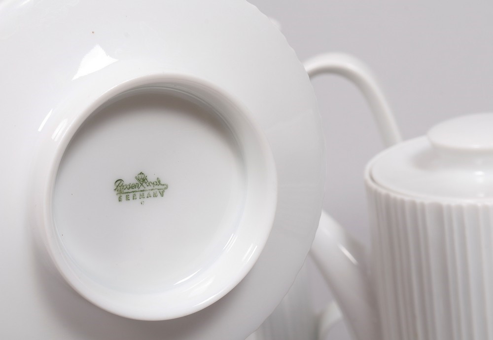 Coffee / tea service, design Tapio Wirkkala for Rosenthal, 20th C. - Image 6 of 7