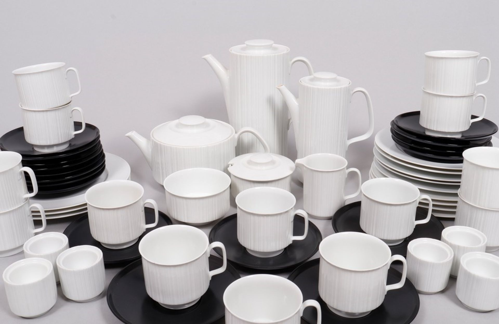 Coffee / tea service, design Tapio Wirkkala for Rosenthal, 20th C. - Image 2 of 7