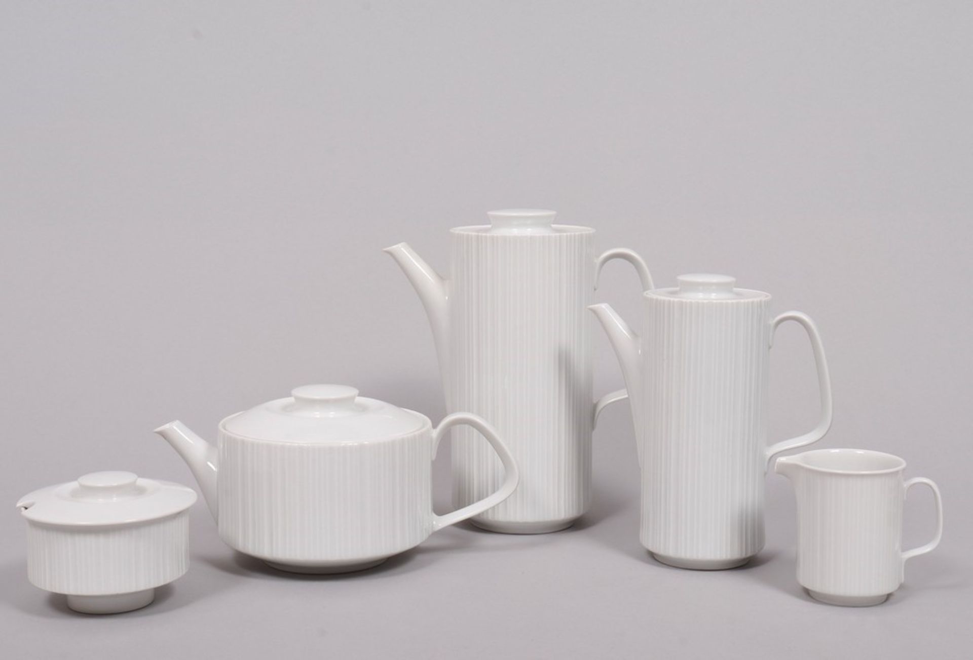 Coffee / tea service, design Tapio Wirkkala for Rosenthal, 20th C. - Image 3 of 7