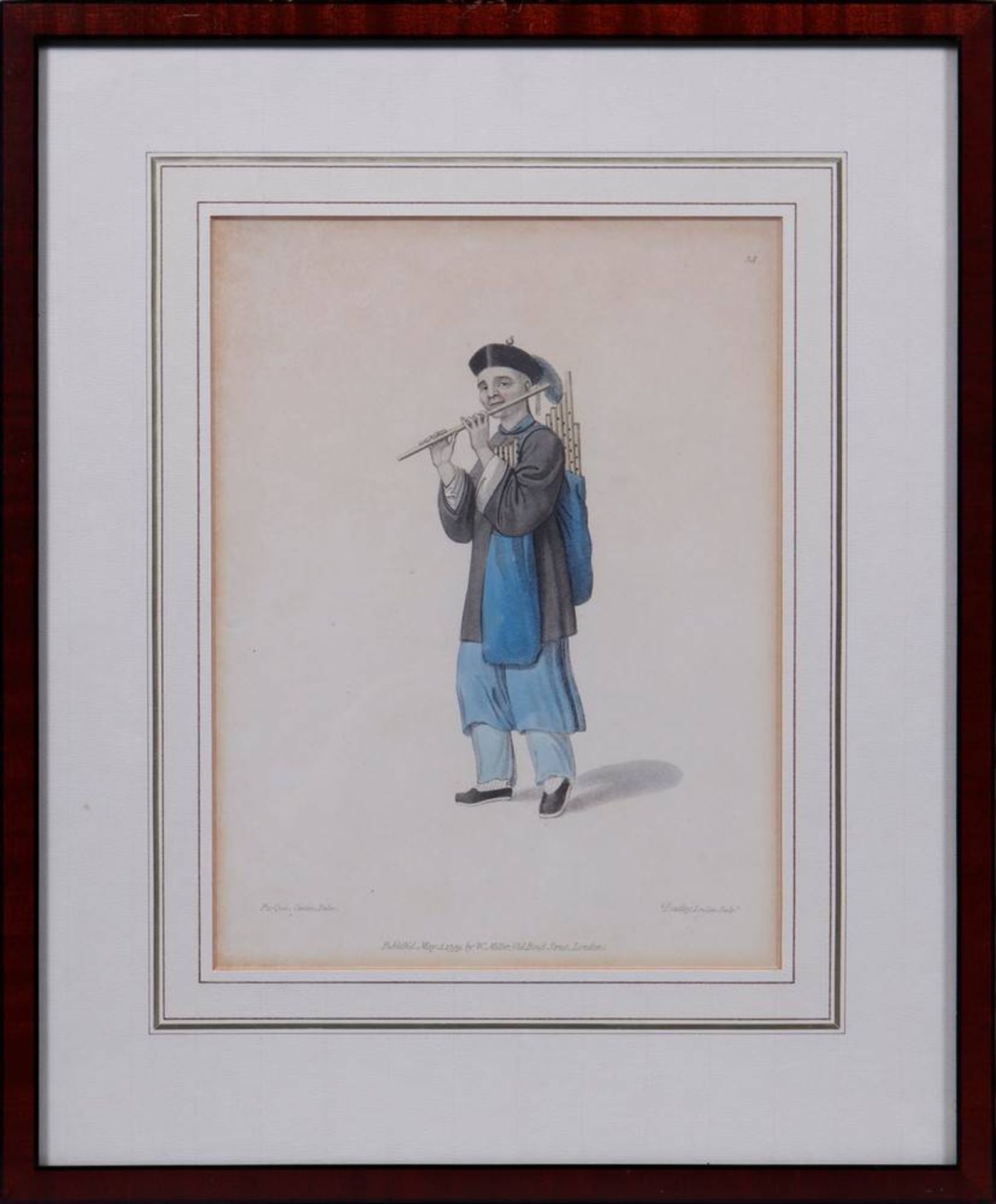 7 prints from the series "The Costume of China“ coloured, John Dadley after drawings by Pu-Qua from - Image 13 of 13