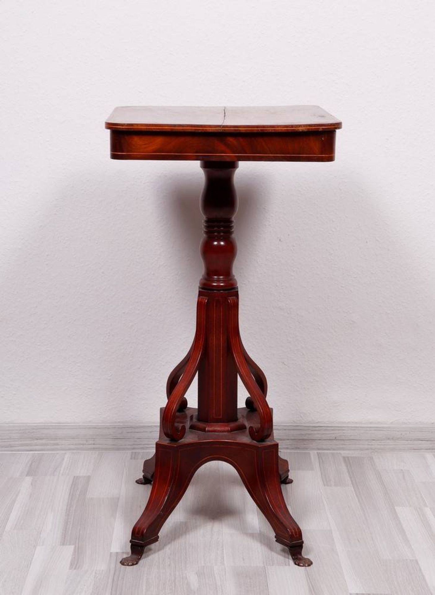 Small Biedermeier side table, German, 19th C.