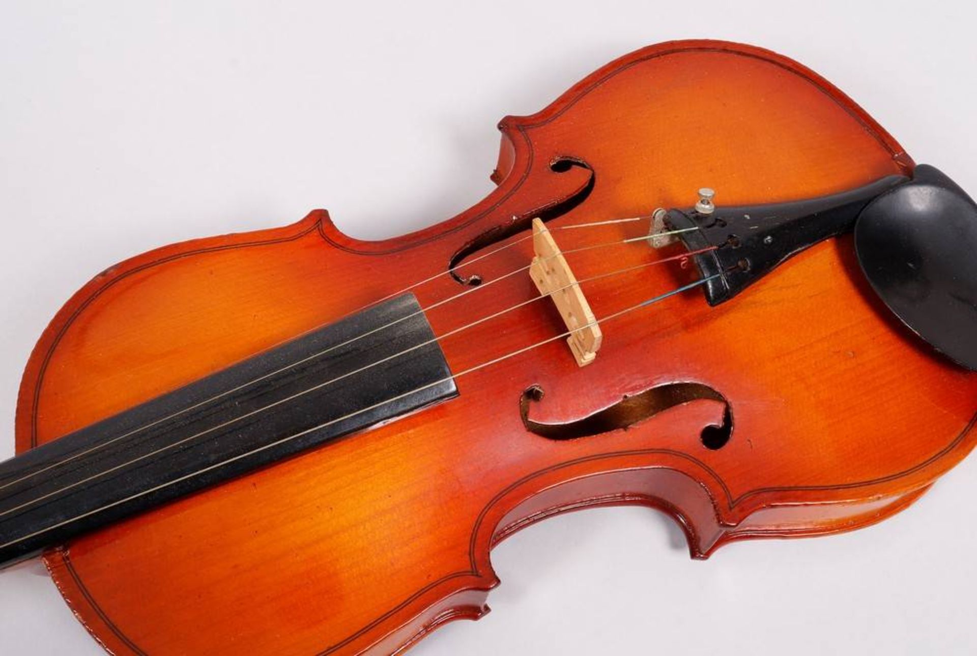 Violin in a case, unknown manufacturer, 20th C. - Image 3 of 5