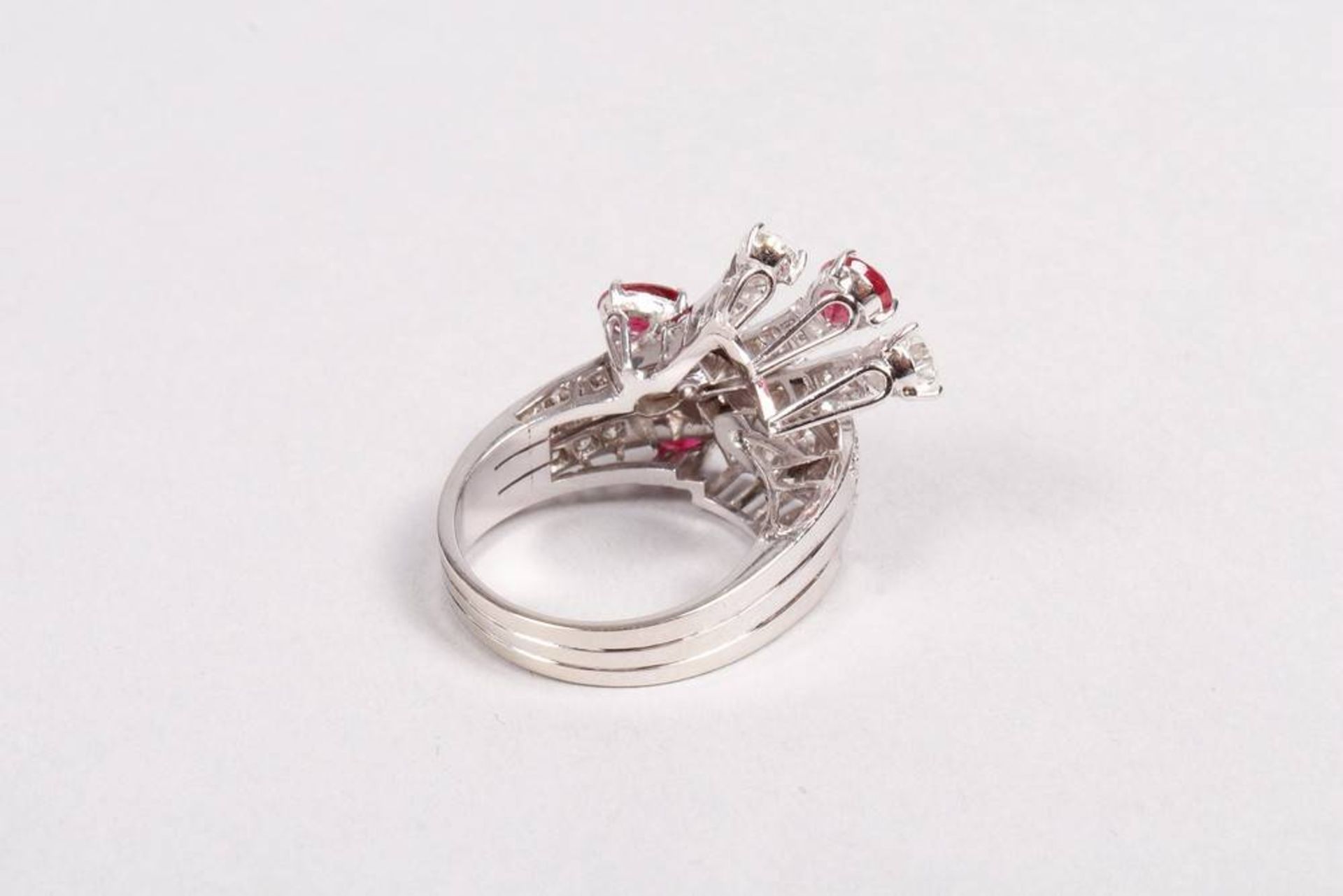 Art Deco ring, 585 white gold - Image 6 of 6