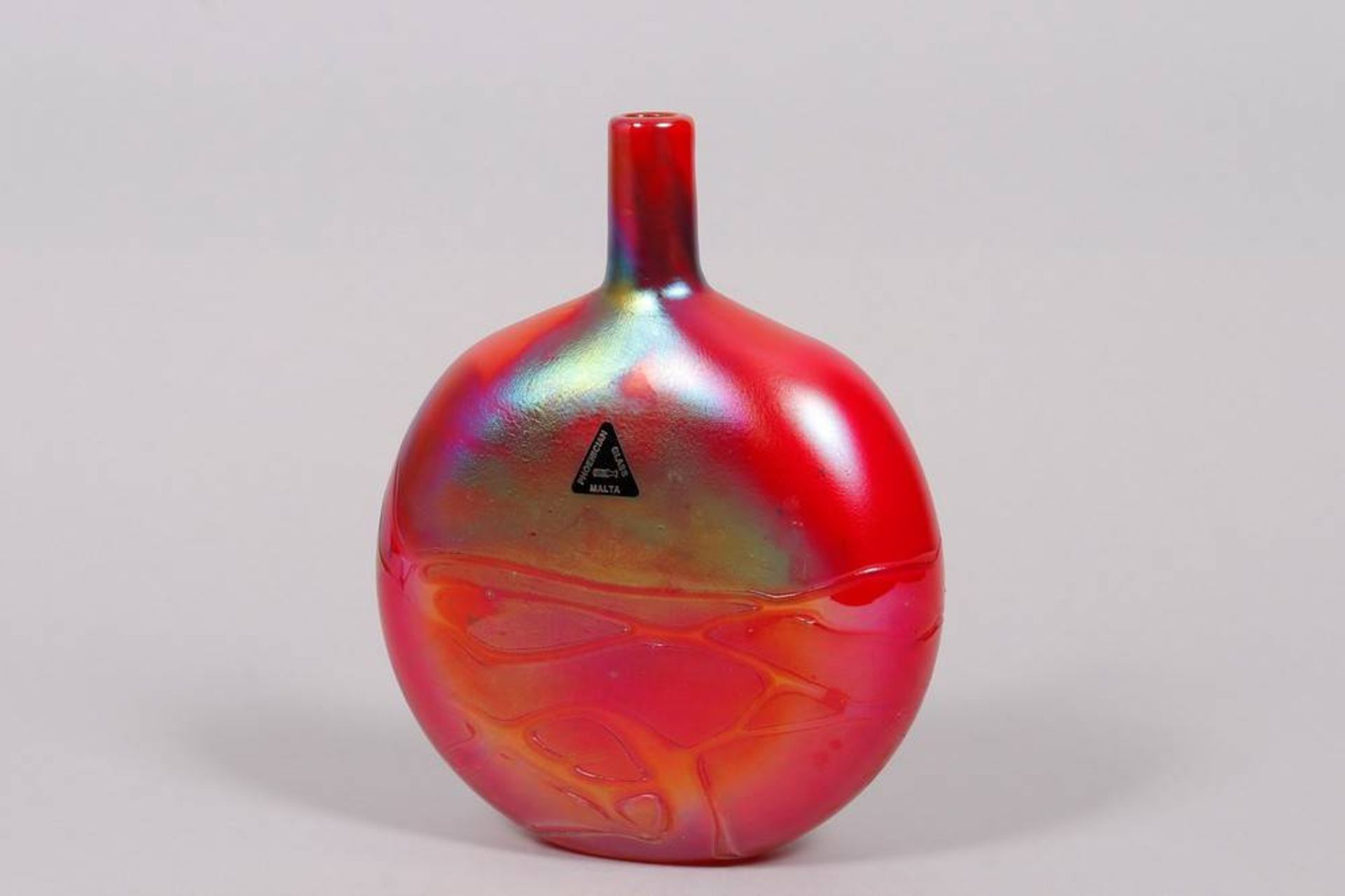 Bottle vase, Phoenician Glass, Malta, 20th C.