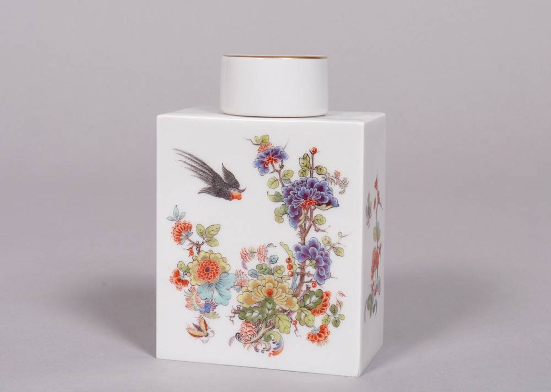 Jubilee tea caddy, Meissen, 1985