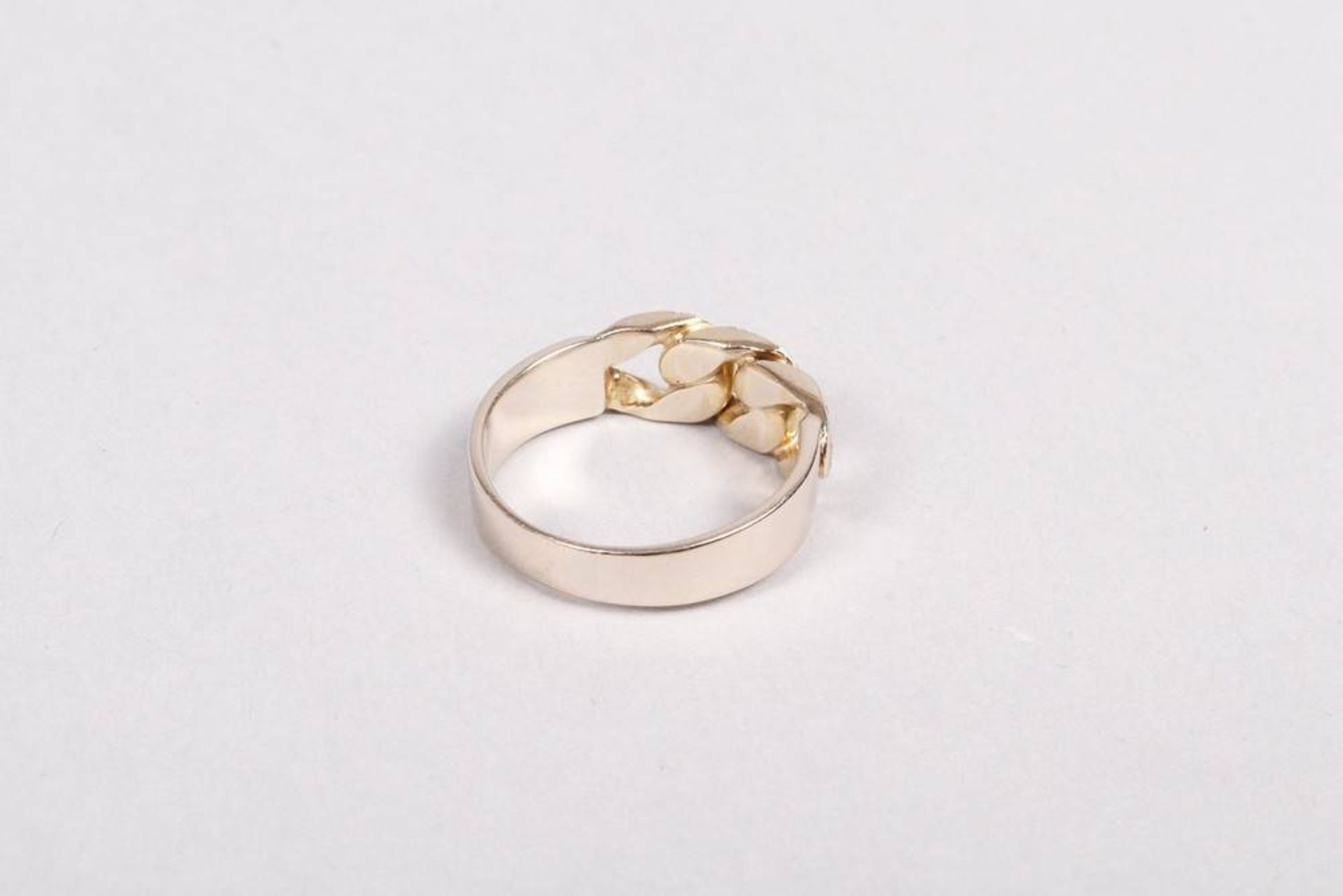 585 gold chain ring, - Image 3 of 4