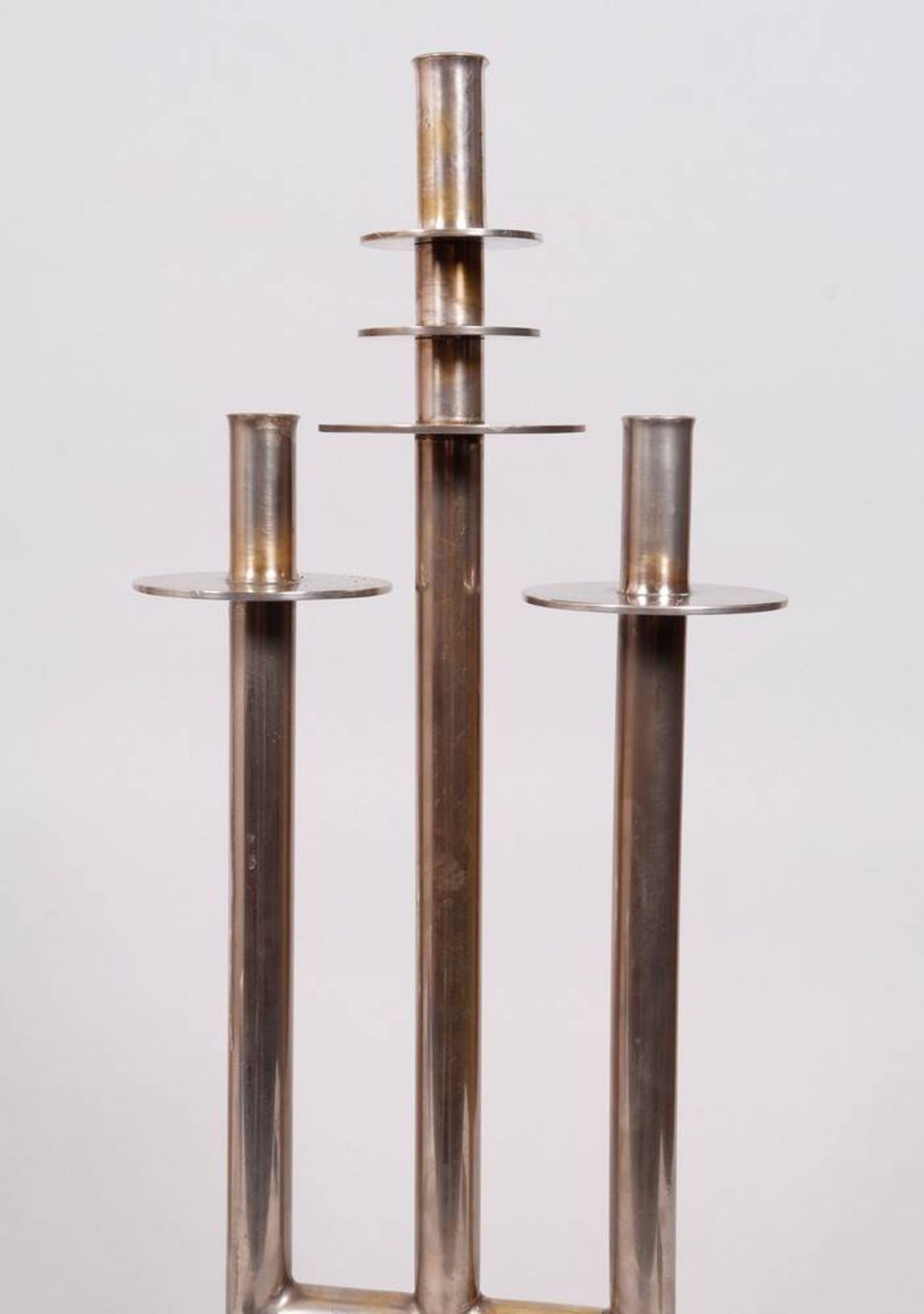 Large candelabra, silver-plated, probably German, 20th C. - Image 2 of 4