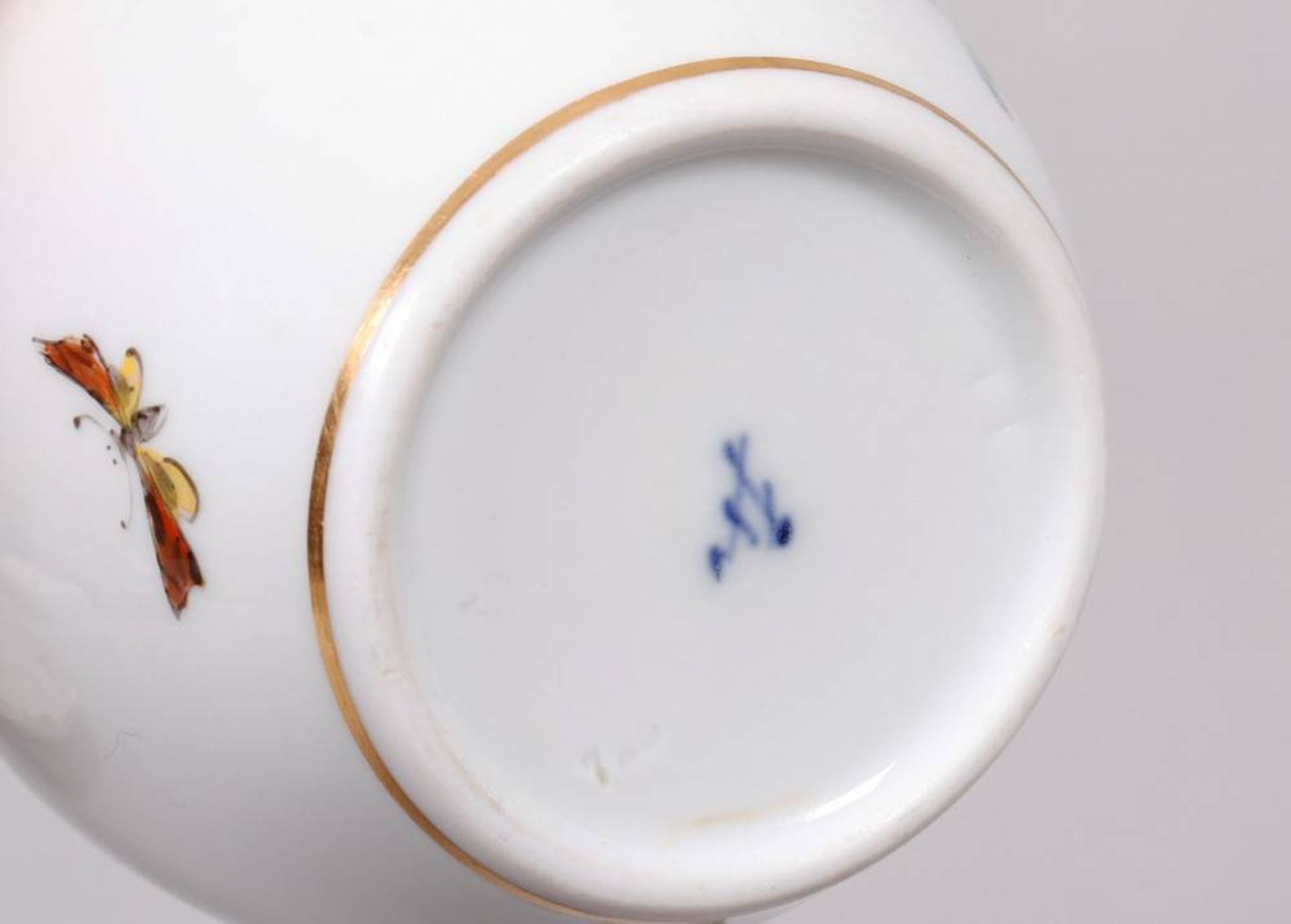 Empire cup and saucer, Meissen, 1st half 19th C. - Image 6 of 6