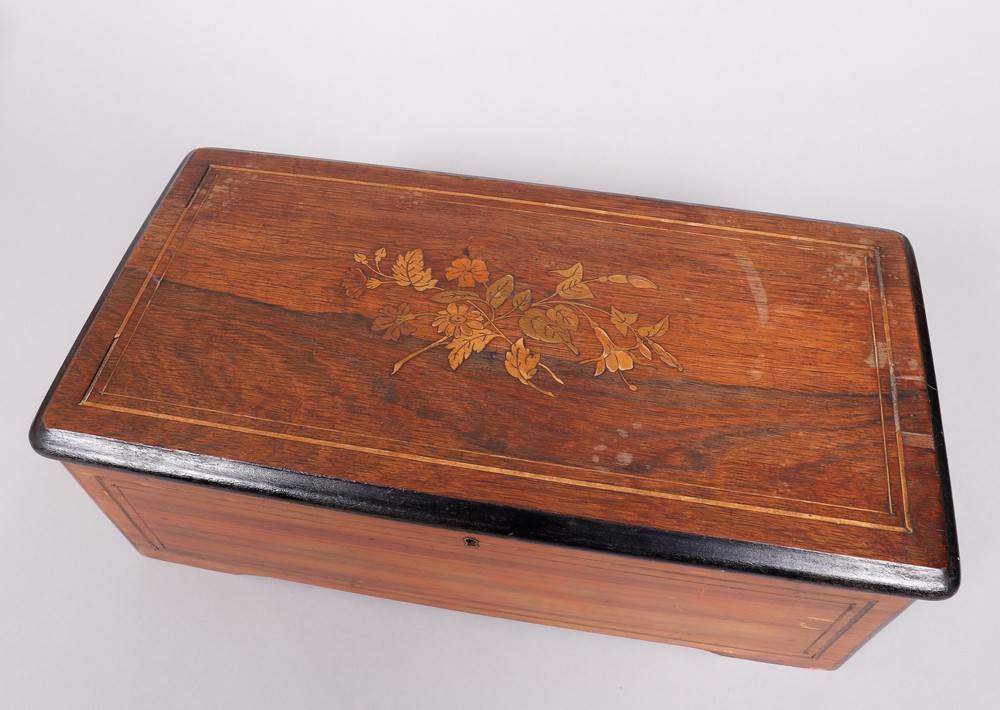 Music box, probably Switzerland, end of 19th C. - Image 6 of 6