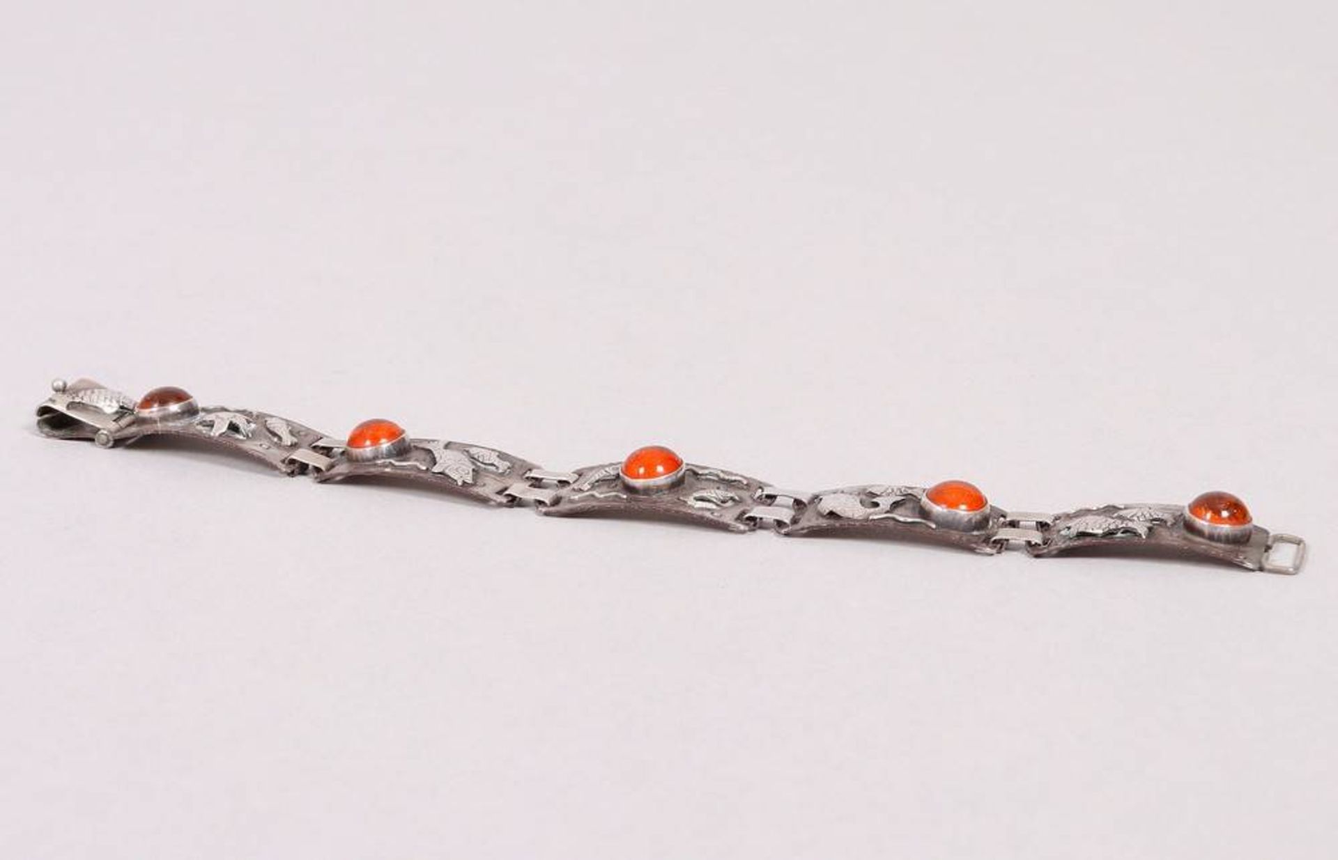 Bracelet, 835 silver, Georg Kramer, 1st half 20th C. - Image 3 of 5