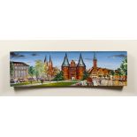 Lübeck-Panorama mit Holstentor