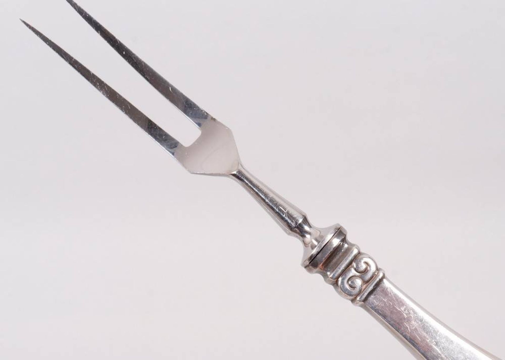Extensive serving cutlery-set, silver, W & S Sorensen/S.P. Gottlob et al., Denmark, 1st half  20th  - Image 9 of 9