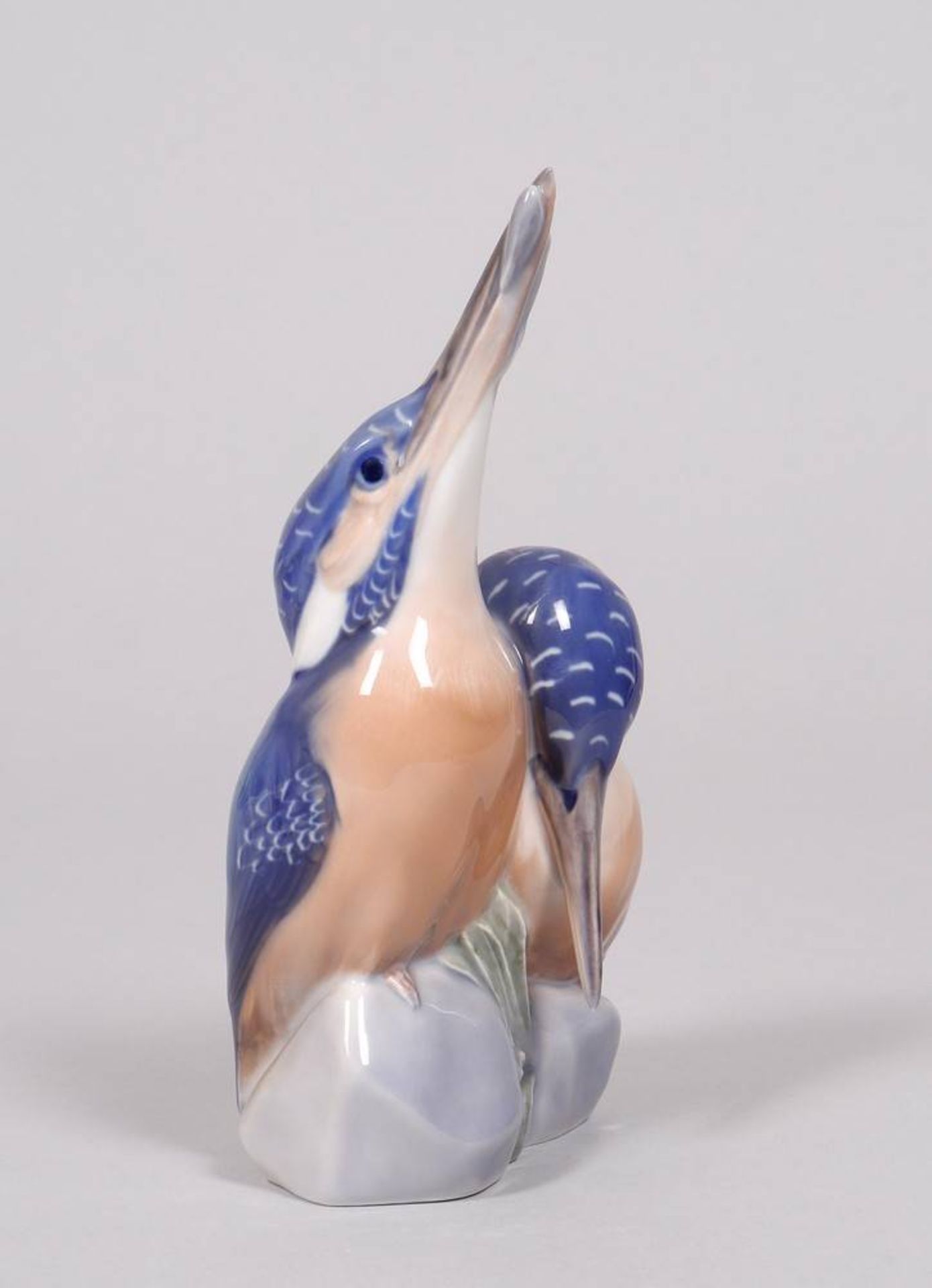 Kingfishers, design c. 1915 by Peter Herold for Royal Copenhagen, Denmark, manufactured in 1975/79 - Image 3 of 7