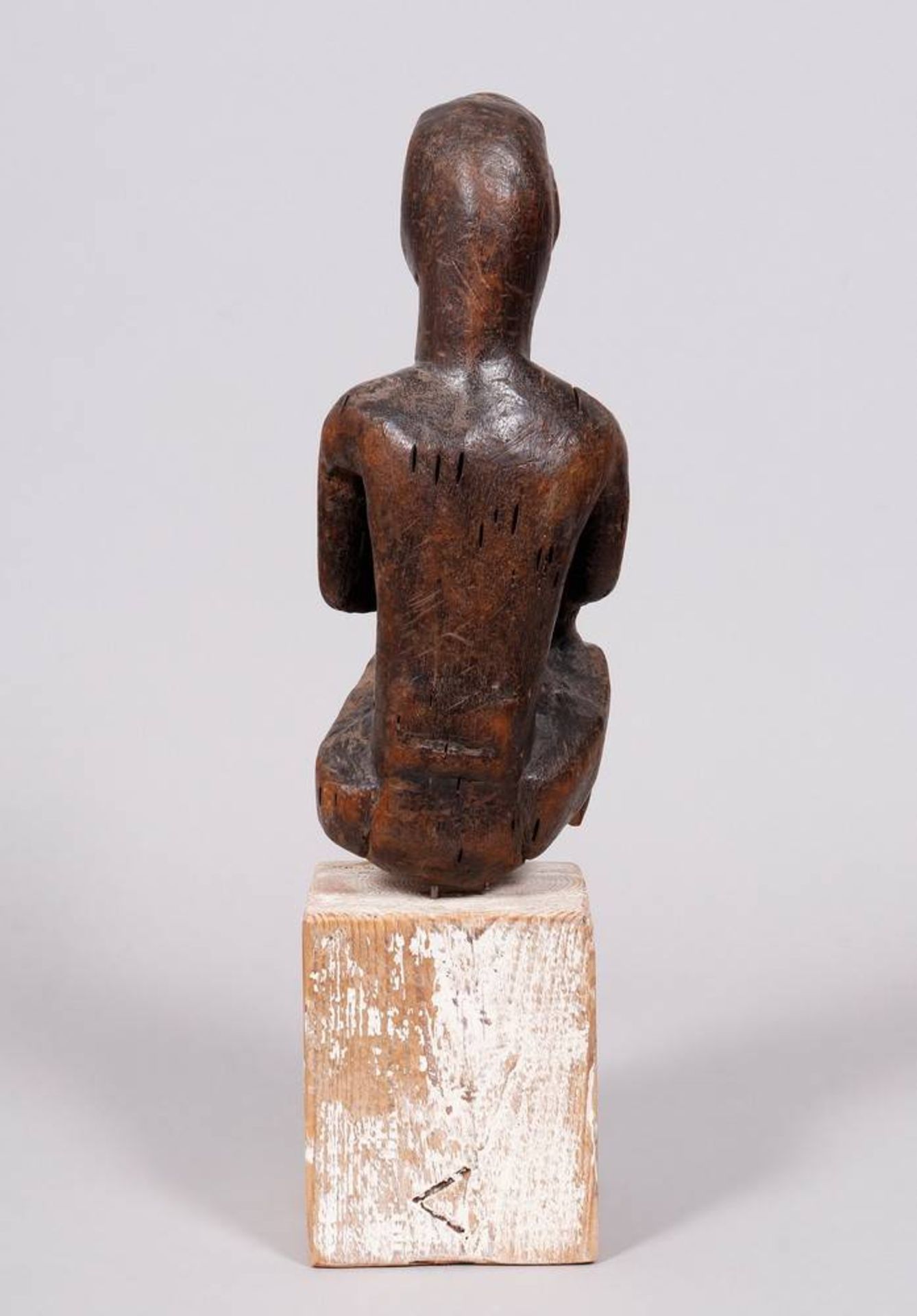 Carved figure (fragment), probably Rega / Warega, Congo - Image 4 of 6