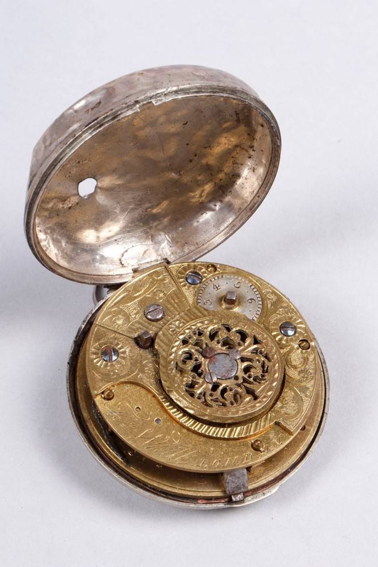 Verge pocket watch, Samson, London, c. 1800 - Image 6 of 9