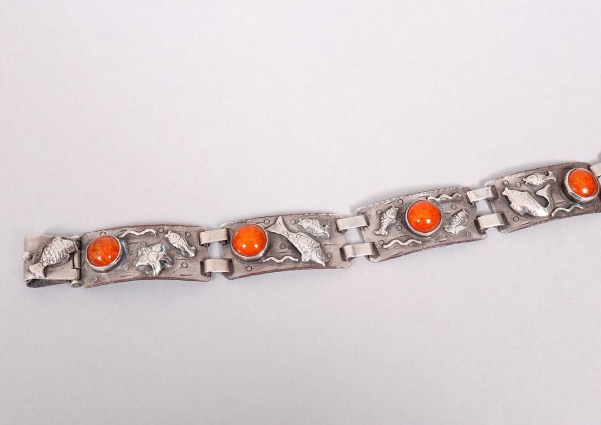 Bracelet, 835 silver, Georg Kramer, 1st half 20th C. - Image 2 of 5