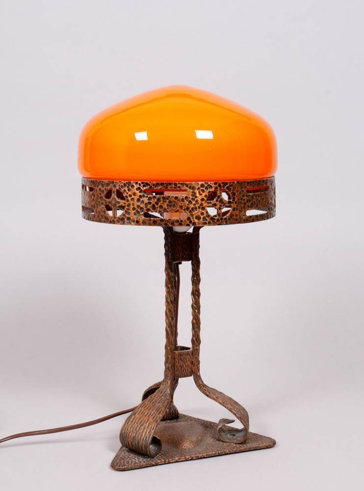 Table lamp, probably Sweden, 20th C., Art Nouveau style