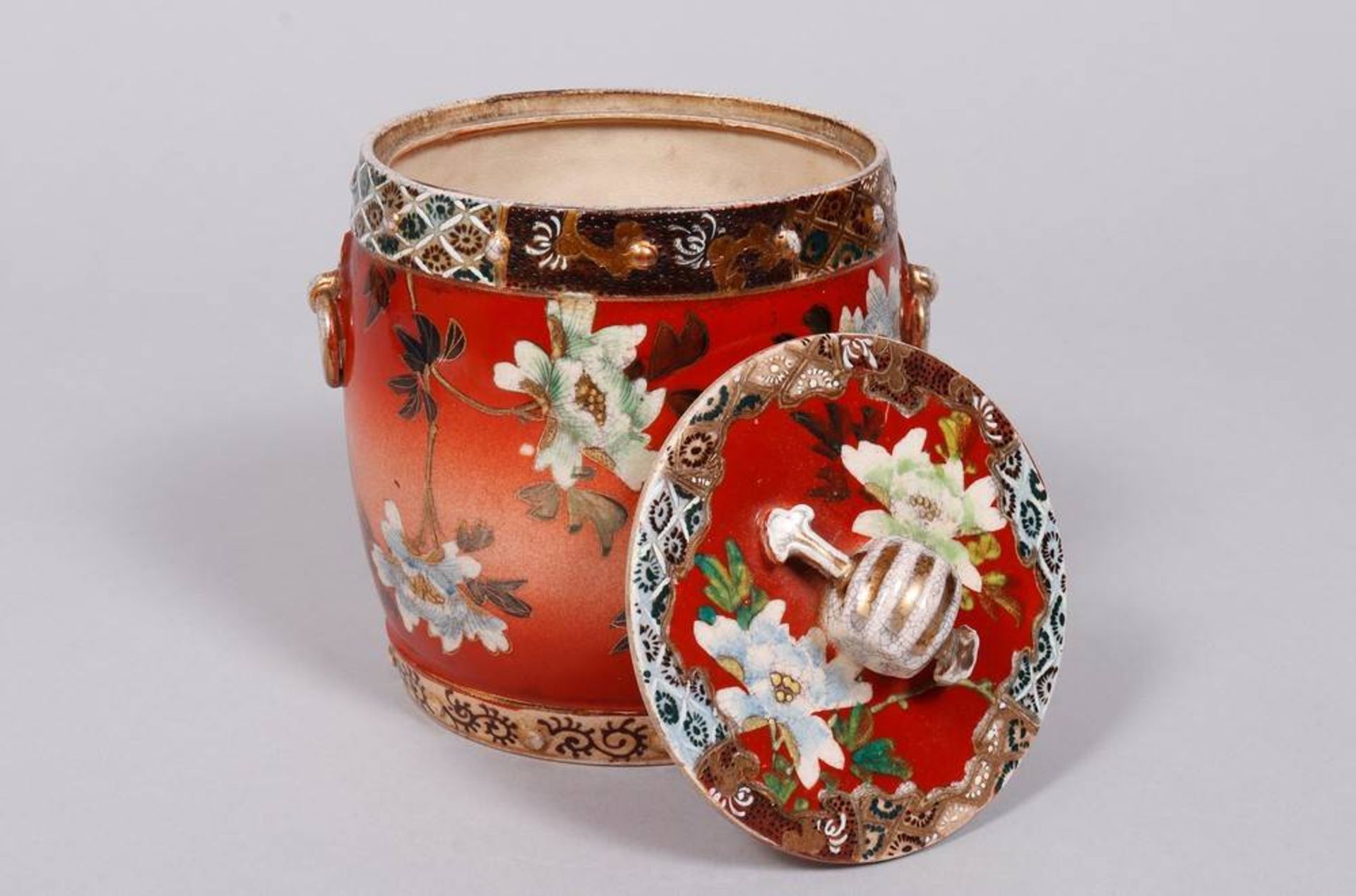 Satsuma tobacco jar, Japan, 1st half 20th C. - Image 4 of 6