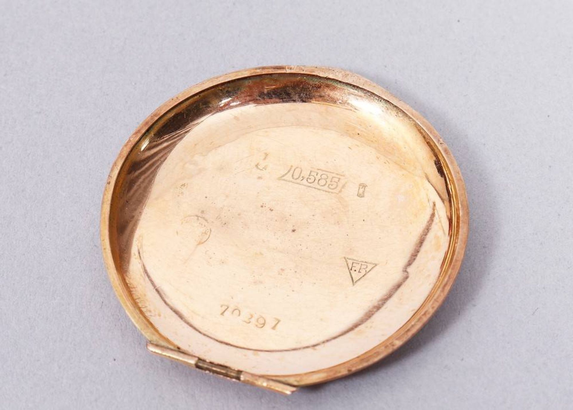 Wrist watch, 585 GG, 1st half 20th C. - Image 5 of 5