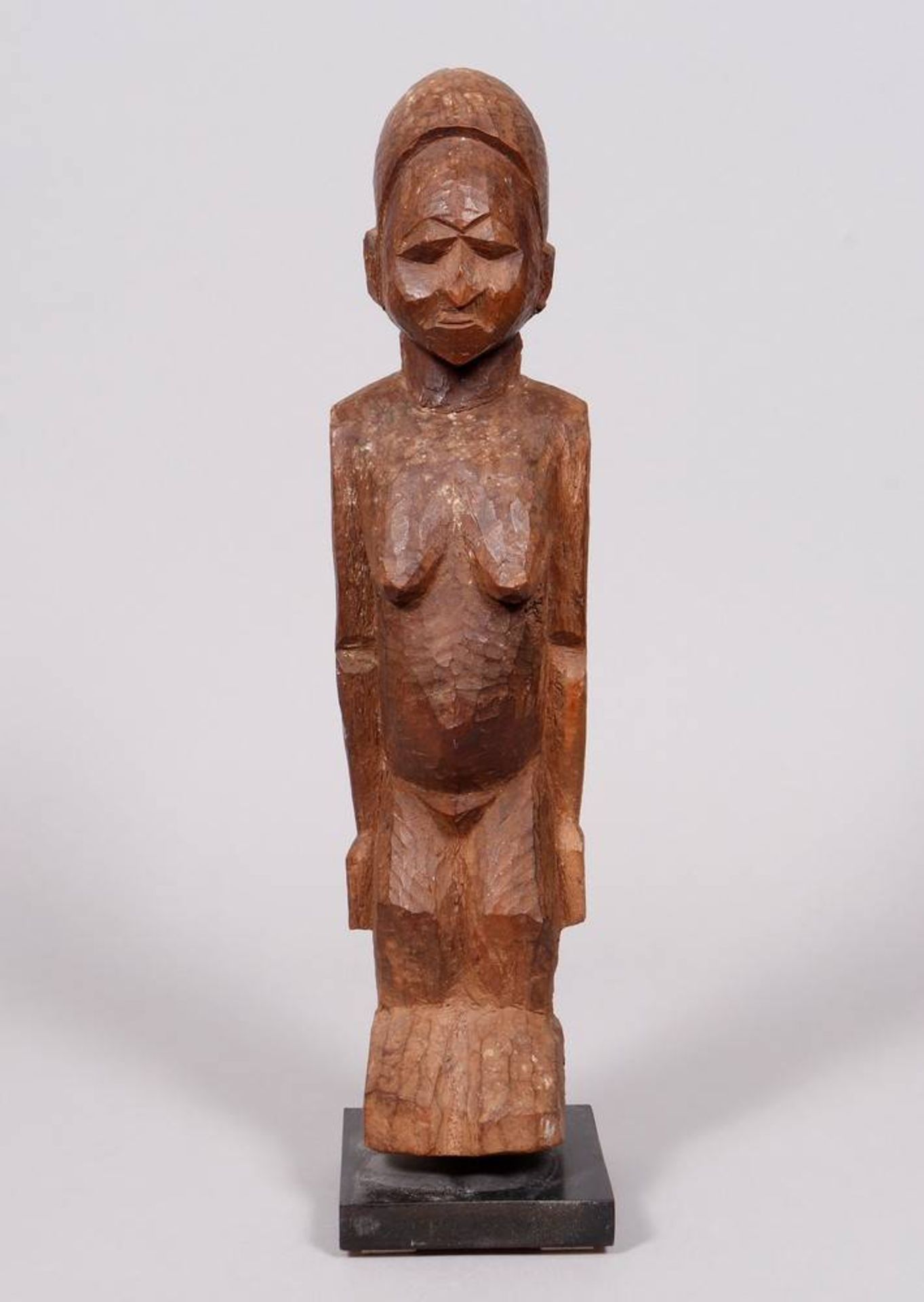 Carved figure, probably Luba, Congo