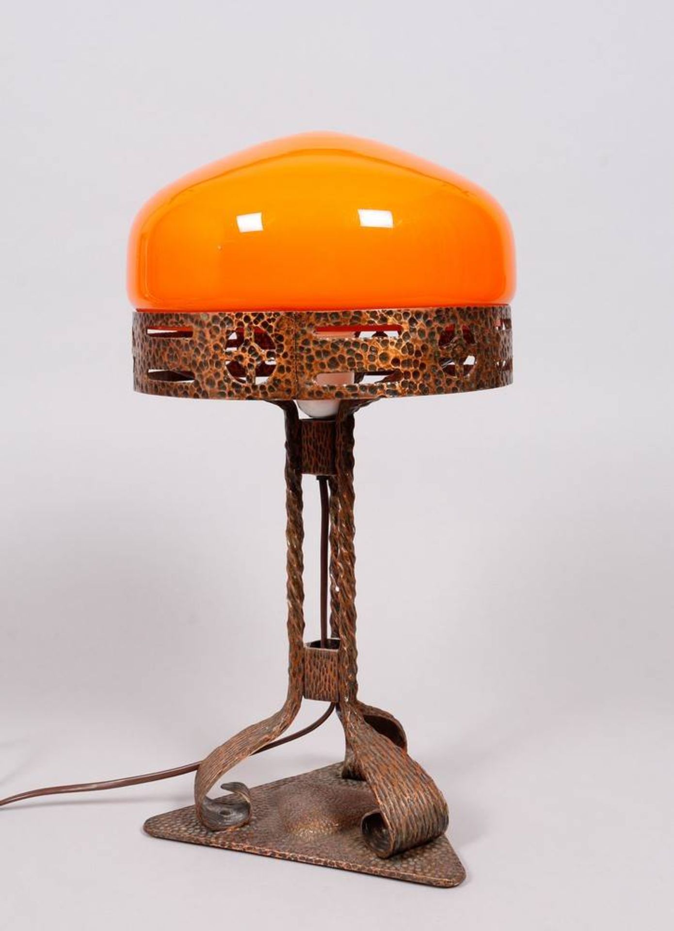 Table lamp, probably Sweden, 20th C., Art Nouveau style - Image 3 of 4