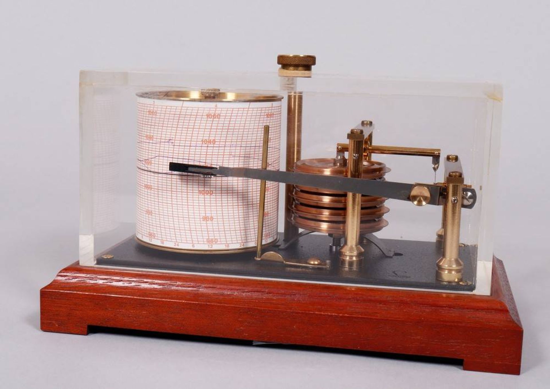 Barograph, G. Lufft, Stuttgart, 20th C. - Image 3 of 4