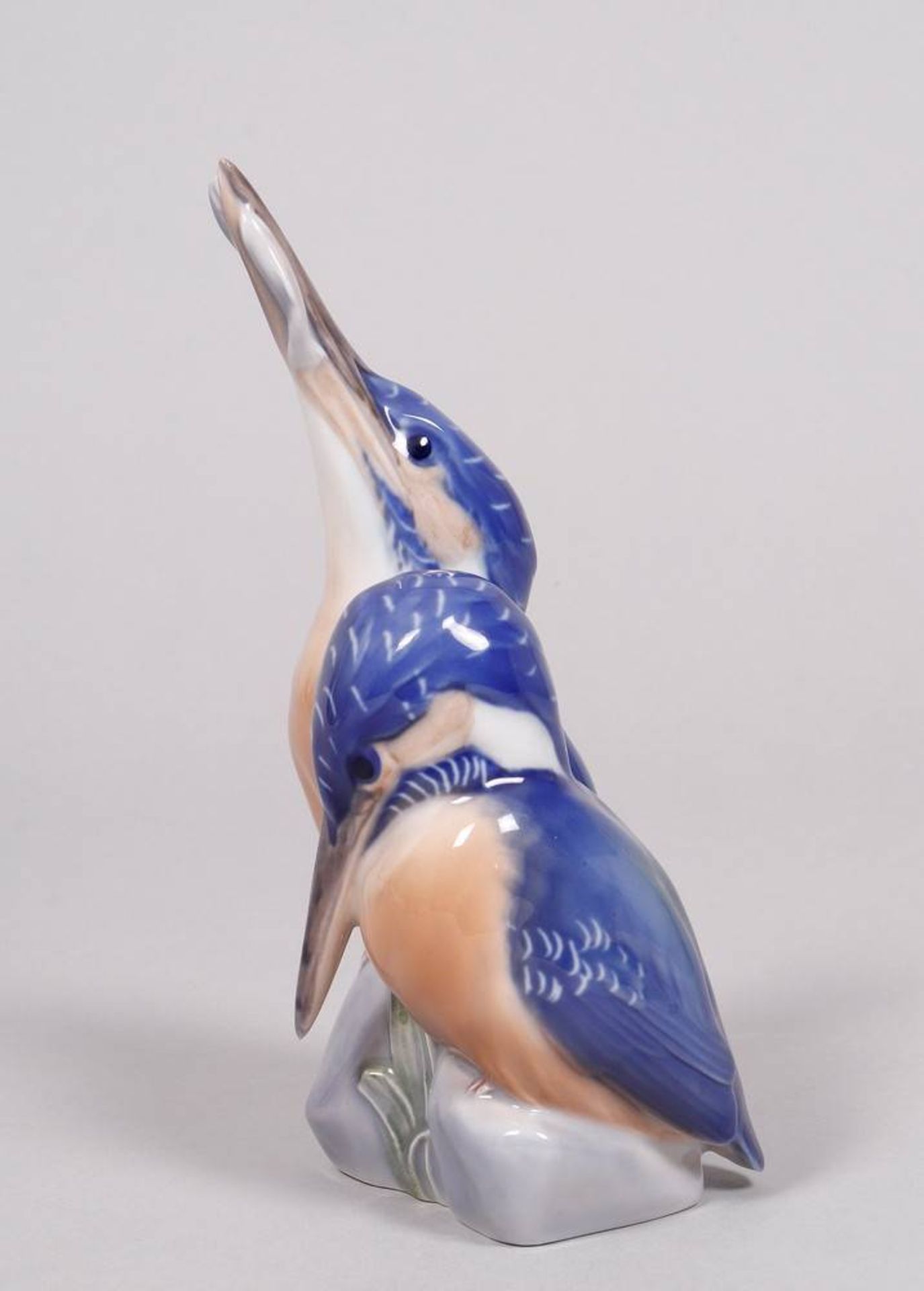 Kingfishers, design c. 1915 by Peter Herold for Royal Copenhagen, Denmark, manufactured in 1975/79 - Image 2 of 7