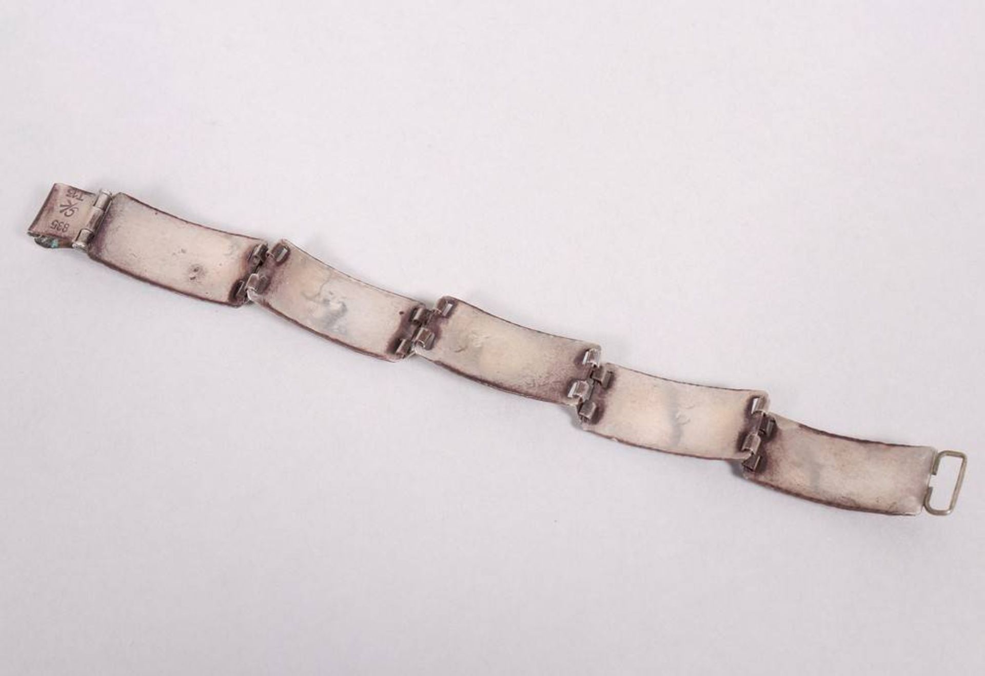 Bracelet, 835 silver, Georg Kramer, 1st half 20th C. - Image 4 of 5