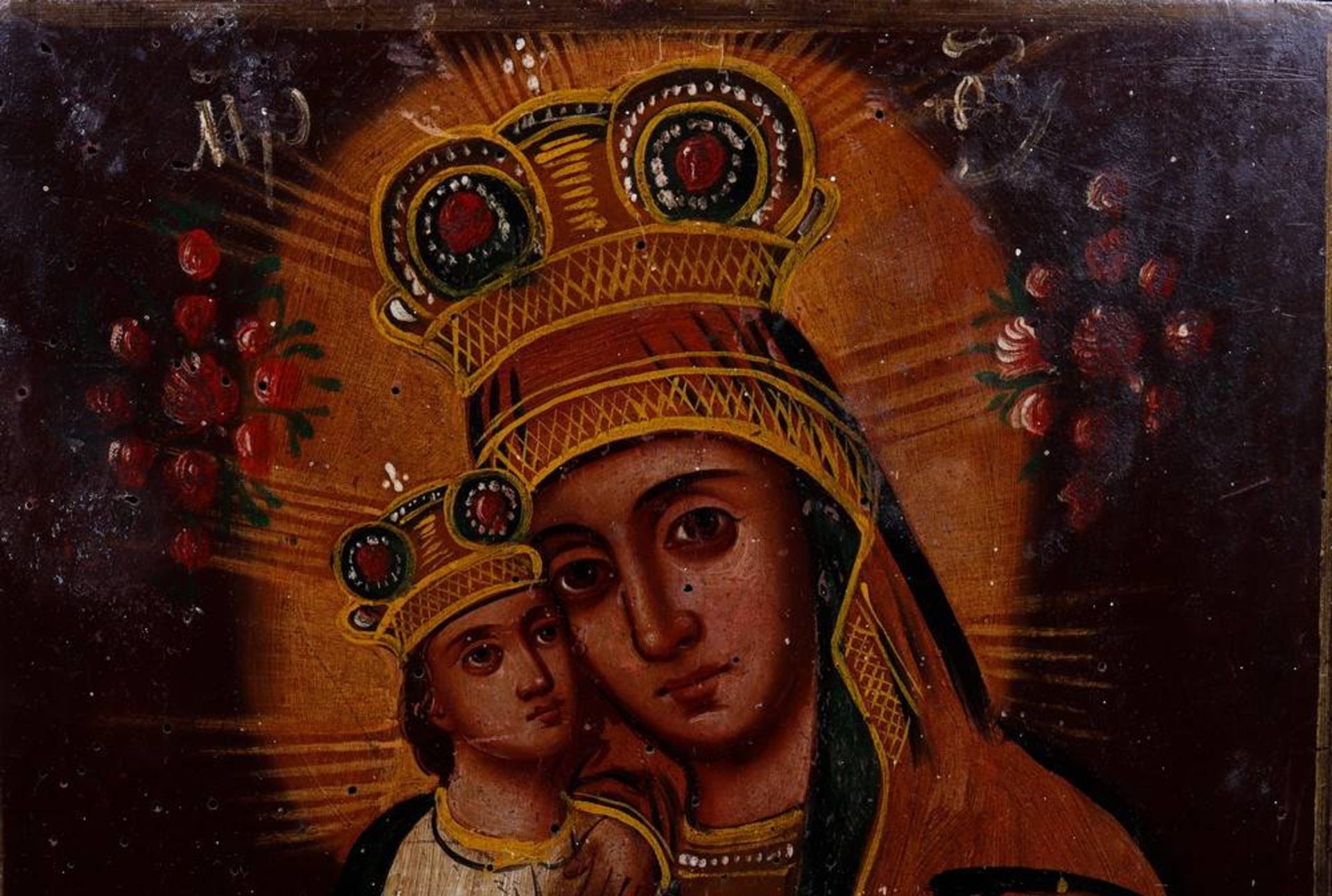 Icon, probably Greece, 19th C. - Image 2 of 4
