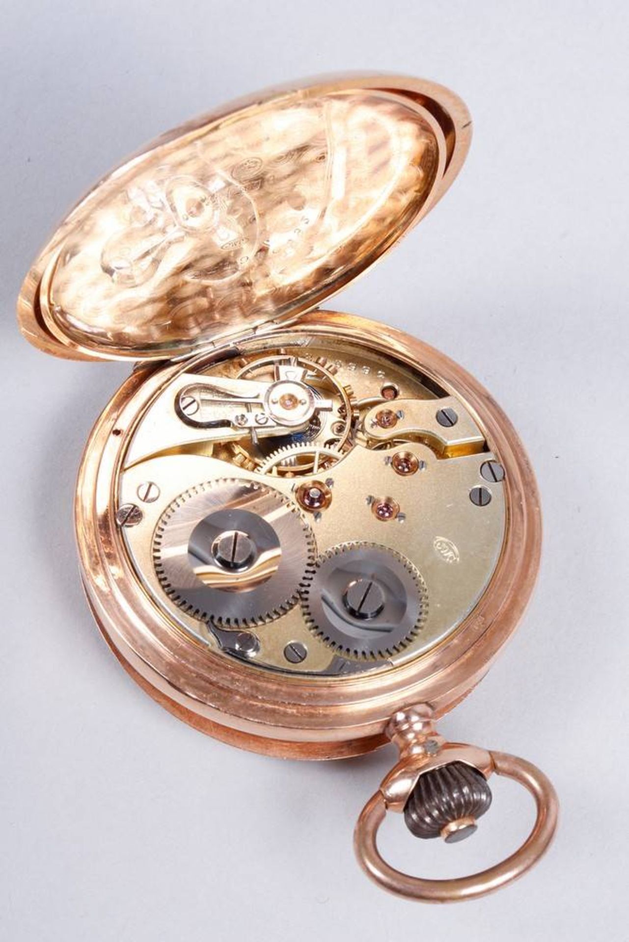 IWC Savonette pocket watch, around 1910, 585 gold - Image 6 of 7