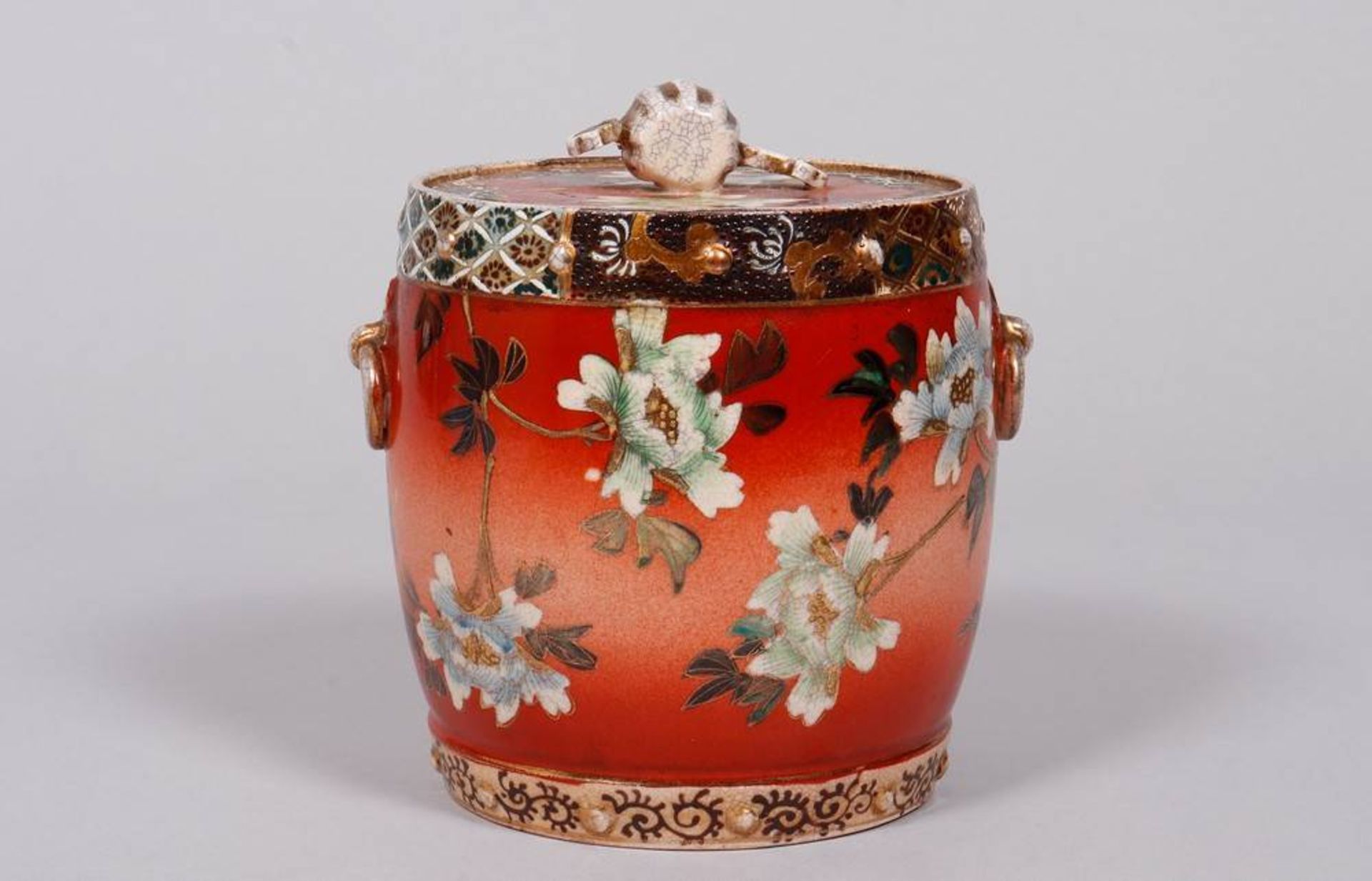 Satsuma tobacco jar, Japan, 1st half 20th C. - Image 2 of 6