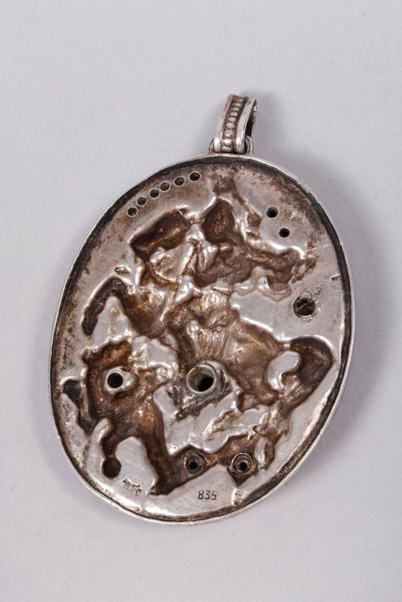 Medallion, 835 silver, probably Hanau, c. 1900 - Image 2 of 3