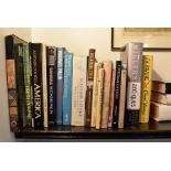 A collection of books to include Millers Antiques, reference books etc on 1 shelf.