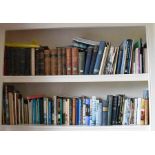 A quantity of books on 4 shelves to include gardening, interior decoration, reference books etc.