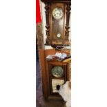 A group of 20th century wall clocks (A/F)