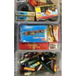 Railway: quantity of 00 gauge railway accessories and spares to include buildings, scenery, catenary